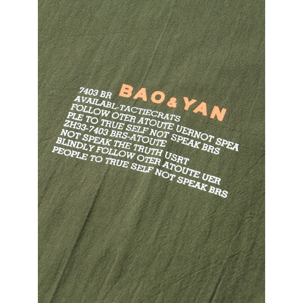 Men Breathable Letter Print Solid Color Crew Neck Loose Short Sleeve T-Shirts 